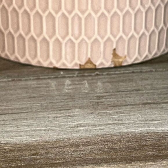 Pier 1 Canister Set With Lids Rose Pink Geometric PatternStorage Containers - Picture 8 of 8